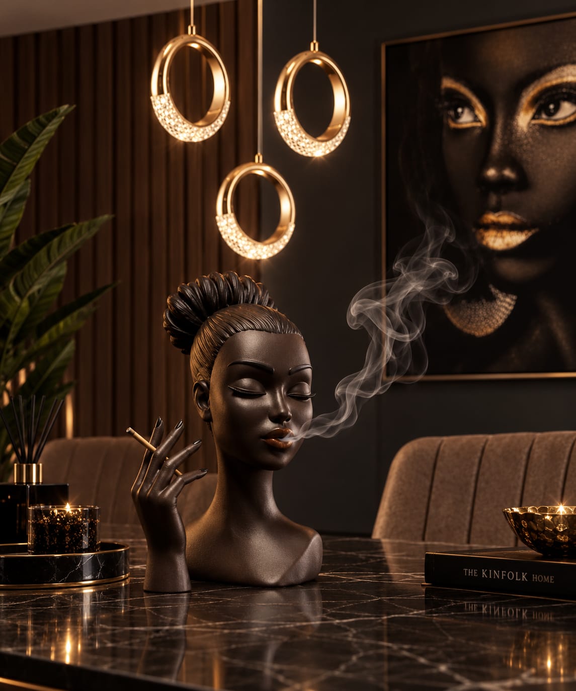Brûleur d'Encens au Design Artistique – Décoration Élégante