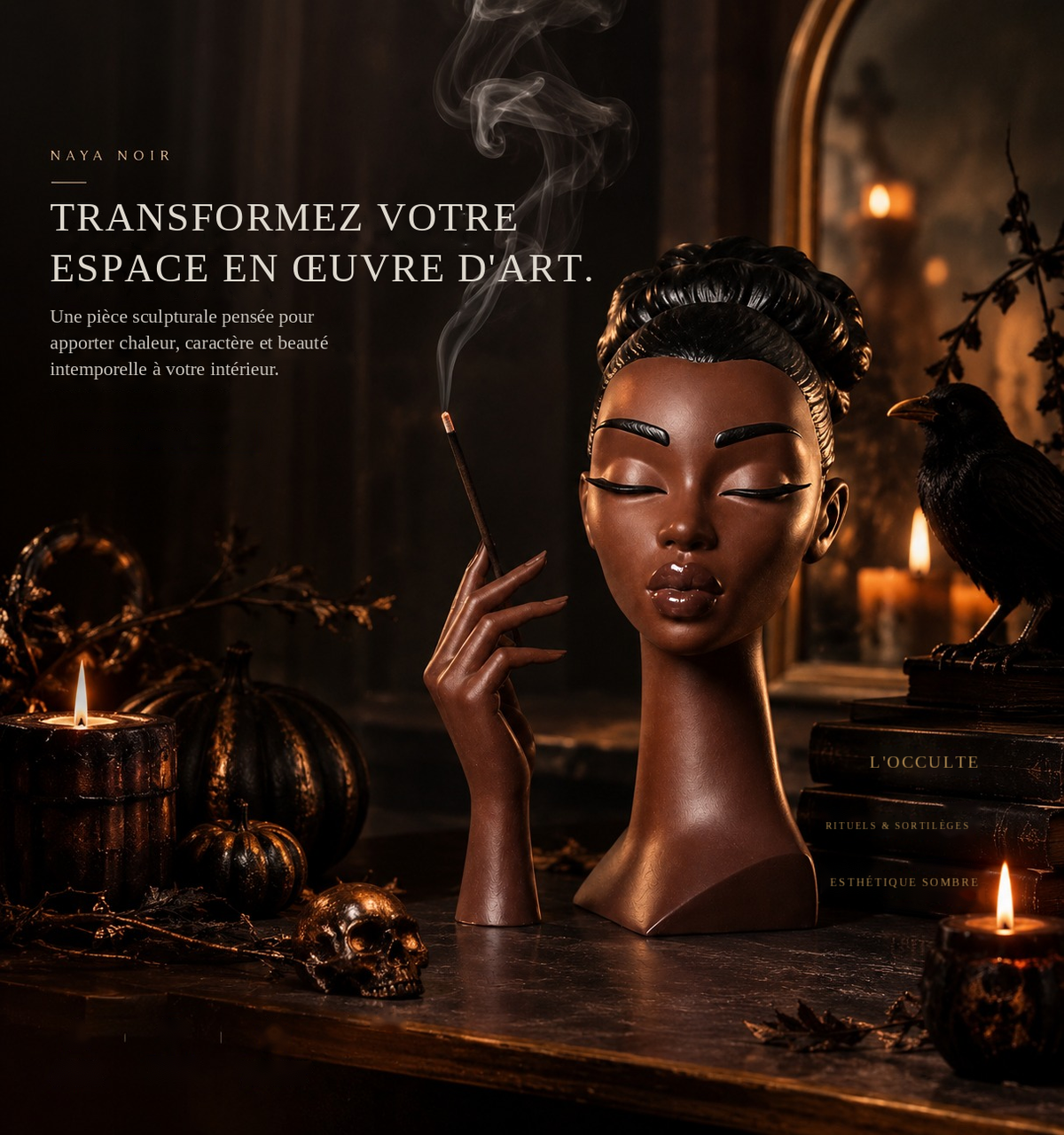 Brûleur d'Encens au Design Artistique – Décoration Élégante